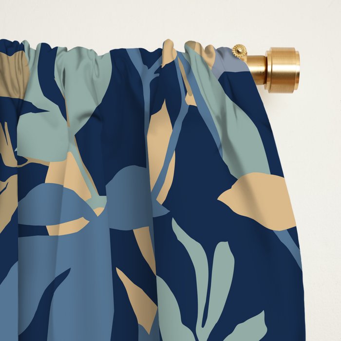 Leafy Garden Window Curtain Gallery Image 2
