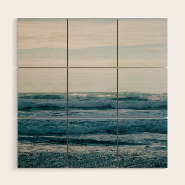 Waves Wood Wall Art Gallery Image 1