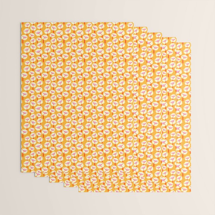 Chunky Blooms Pattern Wrapping Paper Gallery Image 3