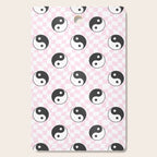 Yin yang checkered pattern Cutting Board Gallery Image 1