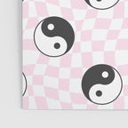 Yin yang checkered pattern Poster Gallery Image 3