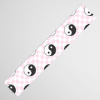 Yin yang checkered pattern Table Runner Gallery Image 3