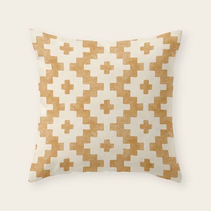 Taos - Golden Throw Pillow Gallery Image 6