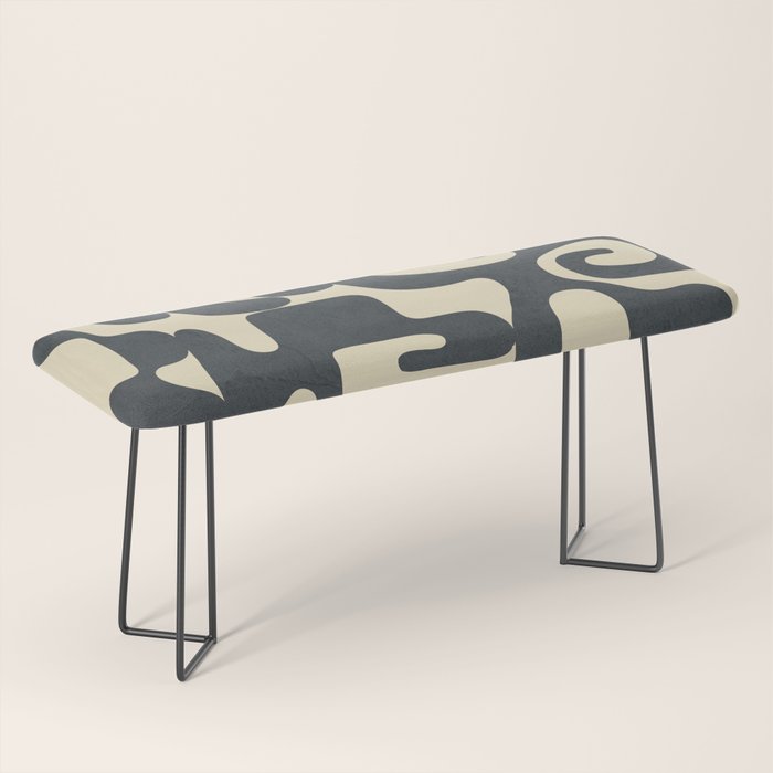 Modern Abstract  Shapes 1 Bench Gallery Image 1