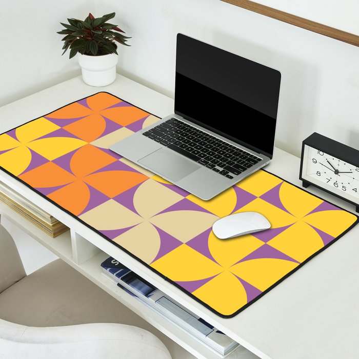 Happy Flowers Desk Mat Gallery Image 2