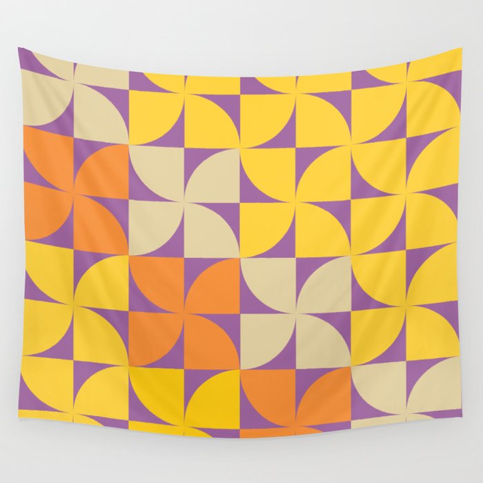 Happy Flowers Wall Tapestry Gallery Image 1