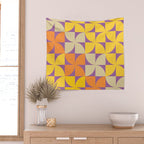 Happy Flowers Wall Tapestry Gallery Image 2
