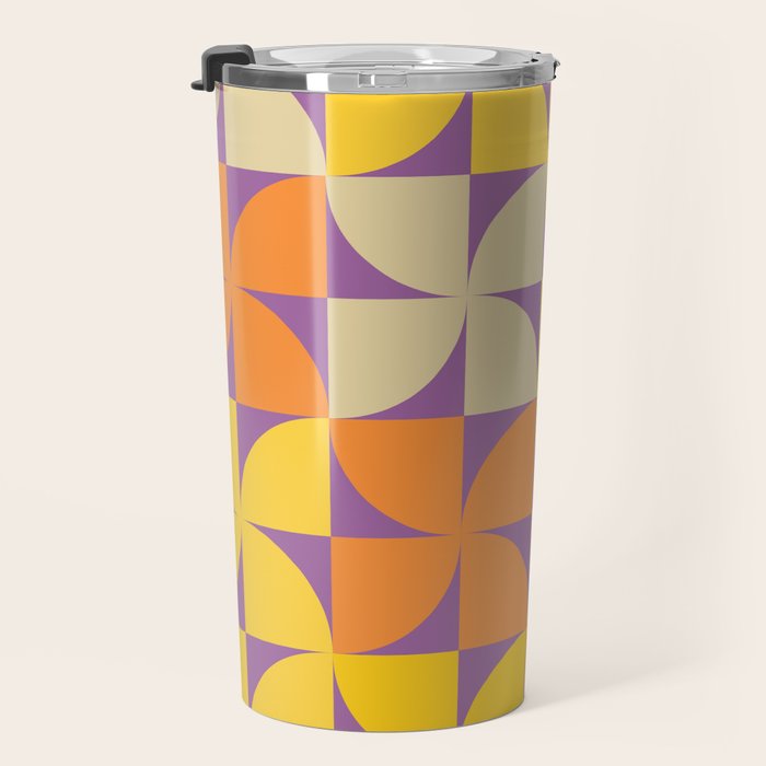 Happy Flowers Travel Mug Gallery Image 3