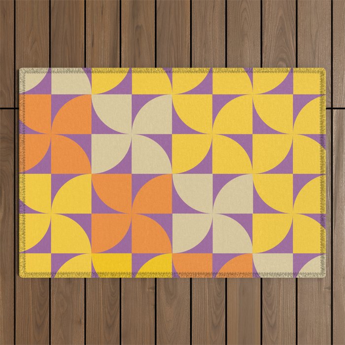 Happy Flowers Outdoor Rug Gallery Image 1