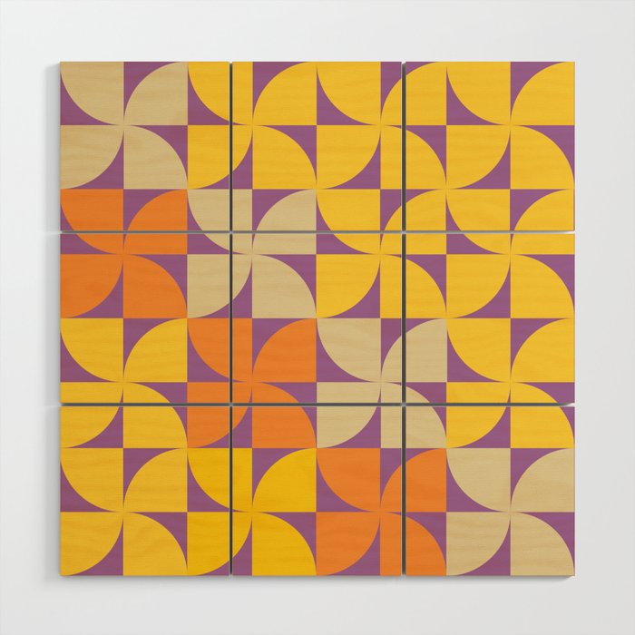 Happy Flowers Wood Wall Art Gallery Image 1