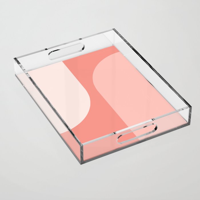 Modern Minimal Arch Abstract XLVI Acrylic Tray Gallery Image 1