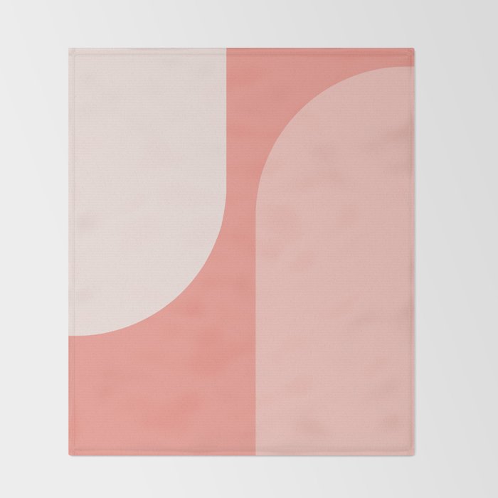 Modern Minimal Arch Abstract XLVI Throw Blanket Gallery Image 2