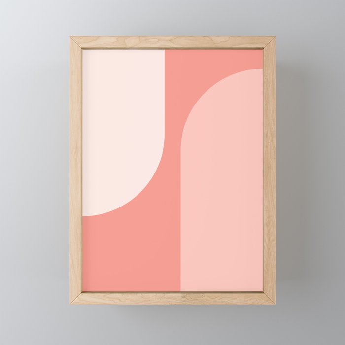 Modern Minimal Arch Abstract XLVI Mini Art Print Gallery Image 1