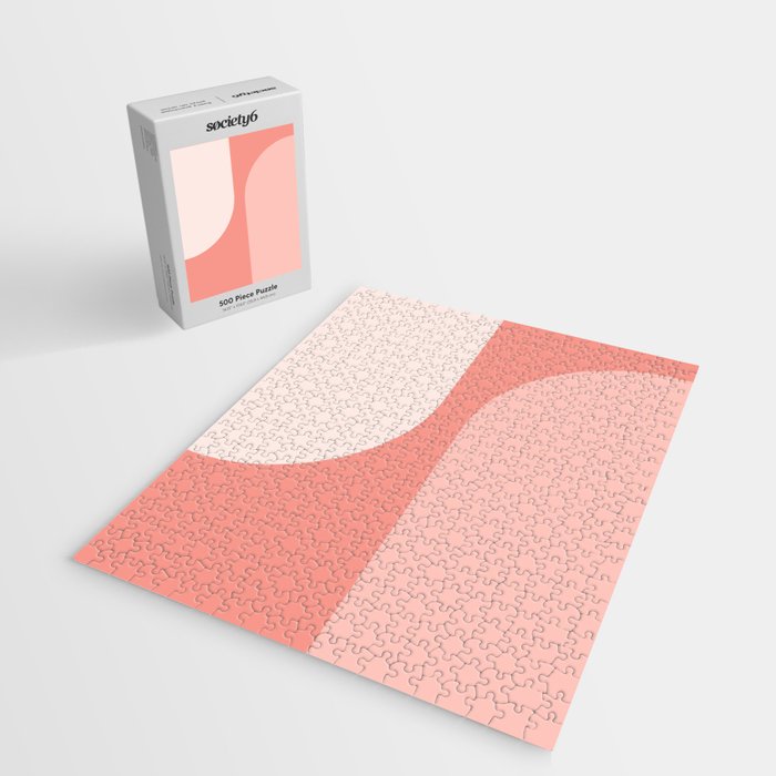 Modern Minimal Arch Abstract XLVI Jigsaw Puzzle Gallery Image 2