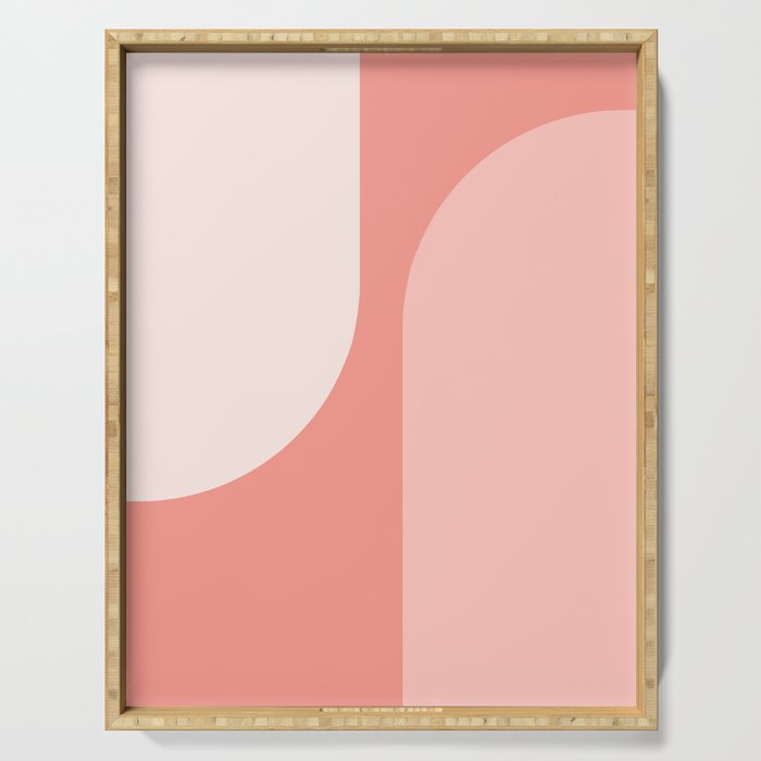 Modern Minimal Arch Abstract XLVI Serving Tray Gallery Image 1