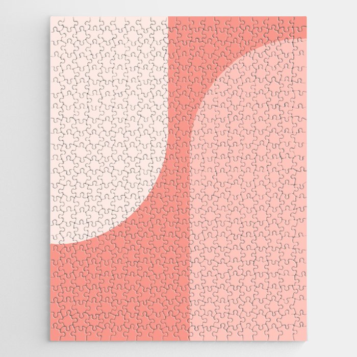 Modern Minimal Arch Abstract XLVI Jigsaw Puzzle Gallery Image 1
