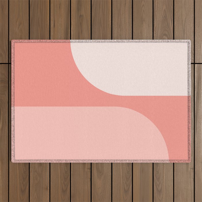 Modern Minimal Arch Abstract XLVI Outdoor Rug Gallery Image 1