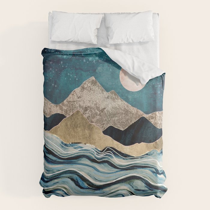 Indigo Sea Duvet Cover Gallery Image 1