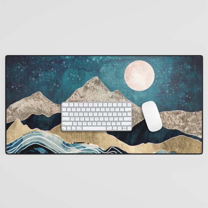 Indigo Sea Desk Mat Gallery Image 1