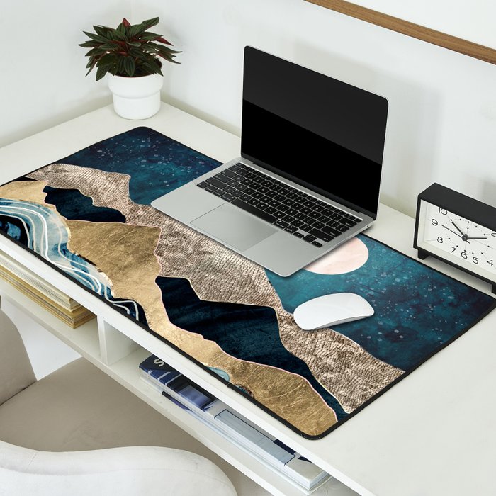 Indigo Sea Desk Mat Gallery Image 2