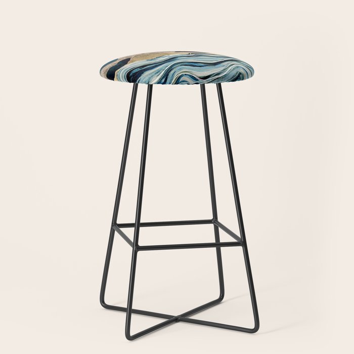 Indigo Sea Stool Gallery Image 1