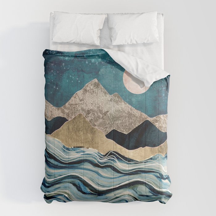 Indigo Sea Comforter Gallery Image 1