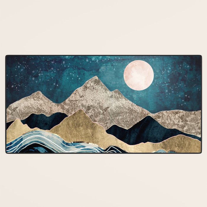 Indigo Sea Desk Mat Gallery Image 3