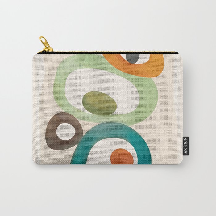 Mid-Century Modern Abstract Art 03 Carry All Pouch Gallery Image 1