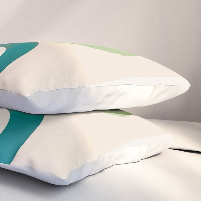 Mid-Century Modern Abstract Art 03 Pillow Sham Gallery Image 3