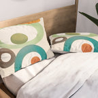 Mid-Century Modern Abstract Art 03 Pillow Sham Gallery Image 2