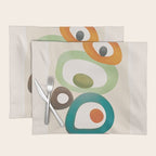 Mid-Century Modern Abstract Art 03 Placemat Gallery Image 1