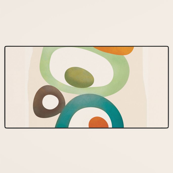 Mid-Century Modern Abstract Art 03 Desk Mat Gallery Image 3