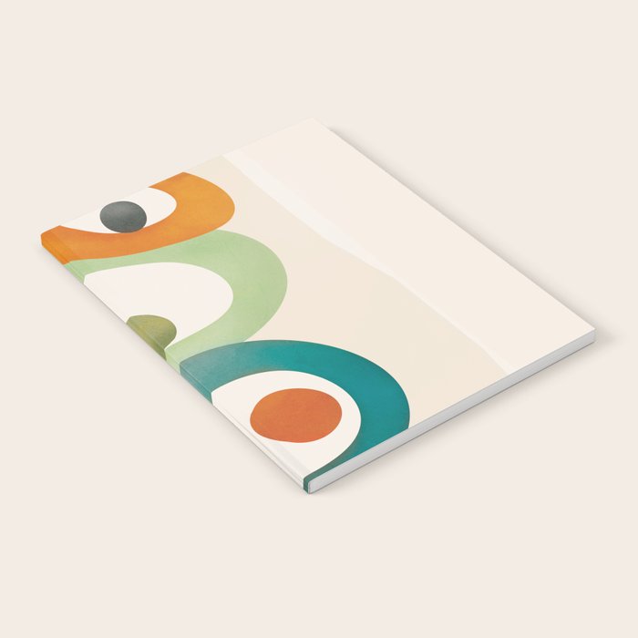 Mid-Century Modern Abstract Art 03 Notebook Gallery Image 1
