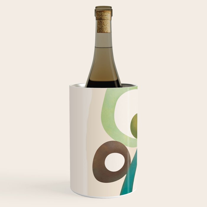 Mid-Century Modern Abstract Art 03 Wine Chiller Gallery Image 2