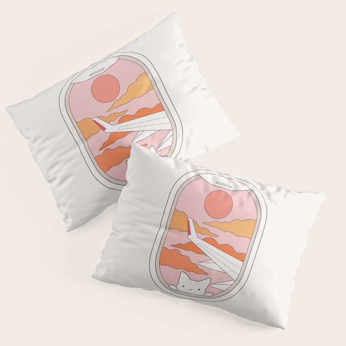 Cat Landscape 173 Pillow Sham Gallery Image 3