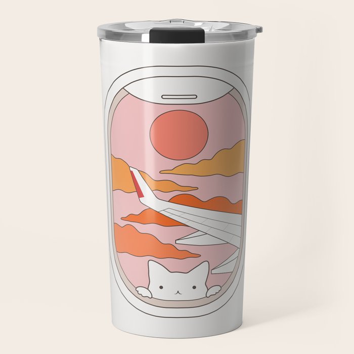 Cat Landscape 173 Travel Mug Gallery Image 1