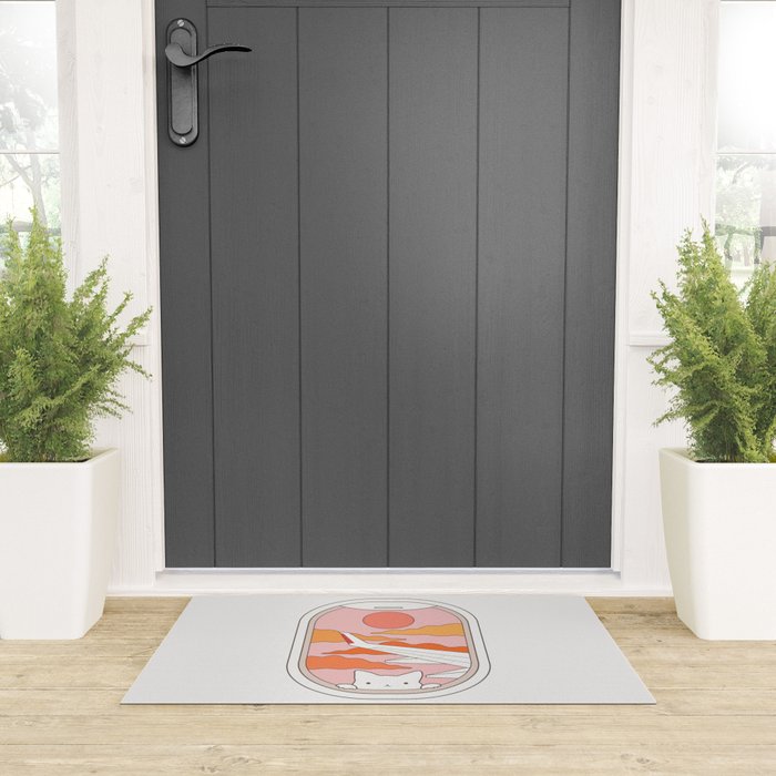 Cat Landscape 173 Welcome Mat Gallery Image 3