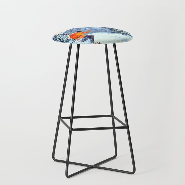Skiing The Clear Leader Stool Gallery Image 1
