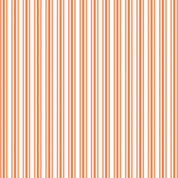 Classic Small Orange Soda French Mattress Ticking Double Stripes Coffee Mug Gallery Image 2
