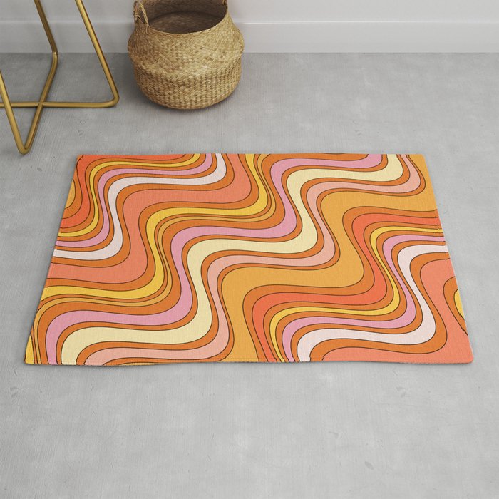 Retro Waves Rug Gallery Image 1