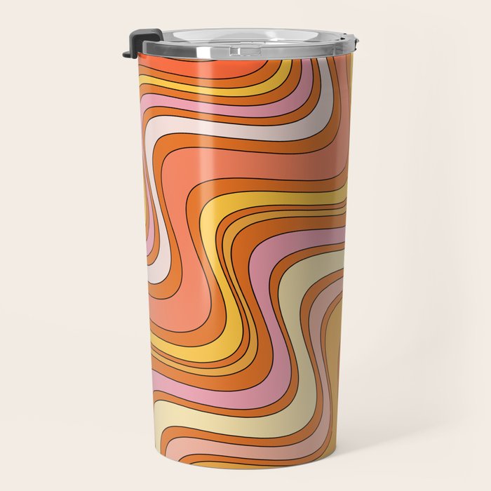Retro Waves Travel Mug Gallery Image 3