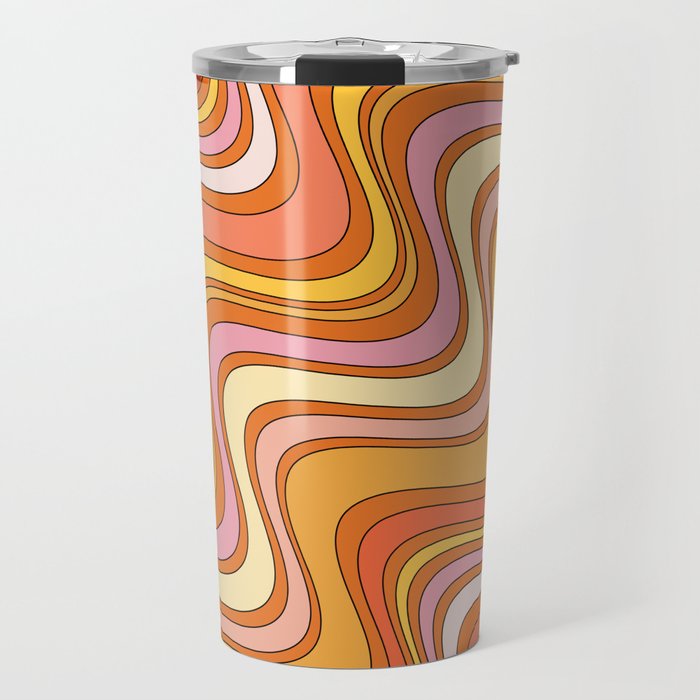 Retro Waves Travel Mug Gallery Image 1