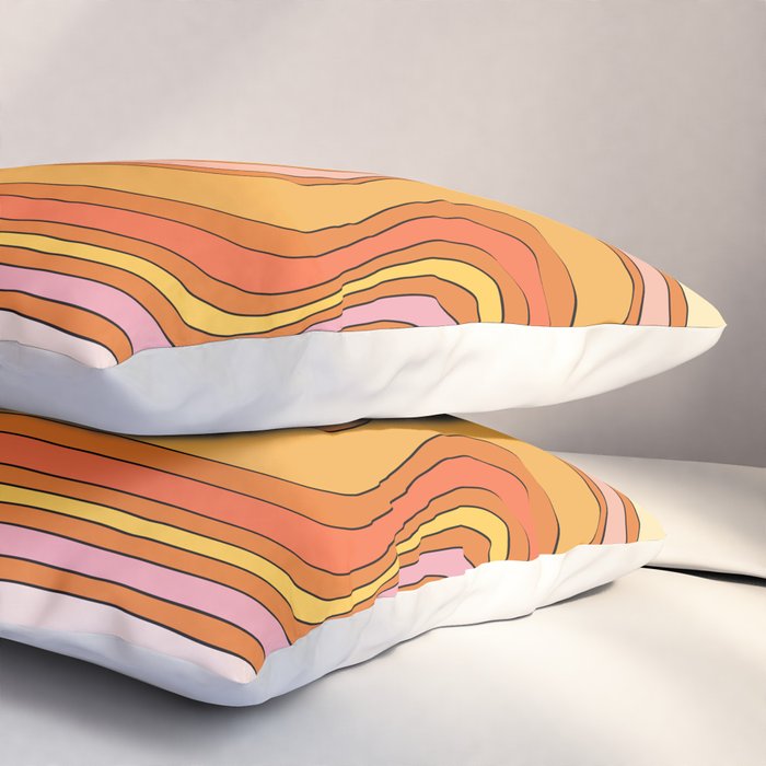 Retro Waves Pillow Sham Gallery Image 3