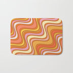 Retro Waves Bath Mat Gallery Image 1