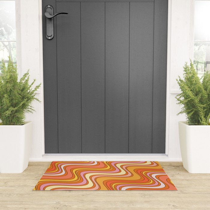 Retro Waves Welcome Mat Gallery Image 3