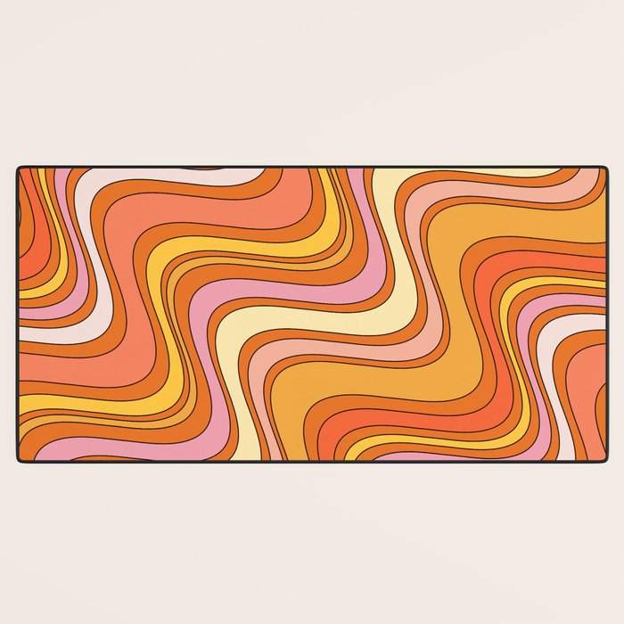 Retro Waves Desk Mat Gallery Image 3