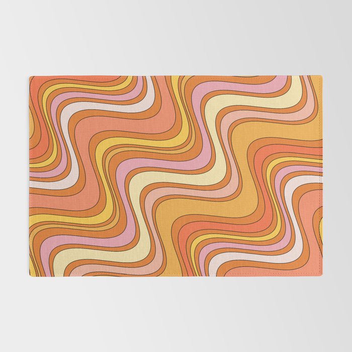 Retro Waves Rug Gallery Image 2
