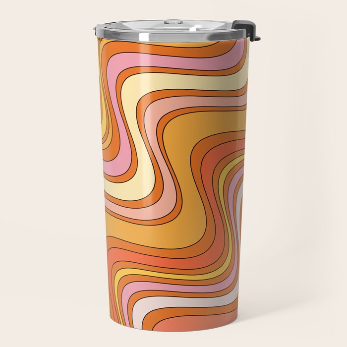 Retro Waves Travel Mug Gallery Image 2