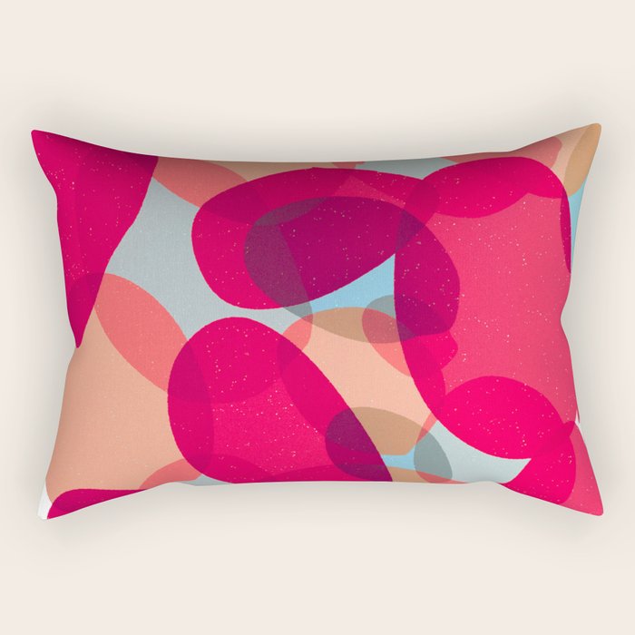 Abstract Soft Shapes #6 Rectangular Pillow Gallery Image 2