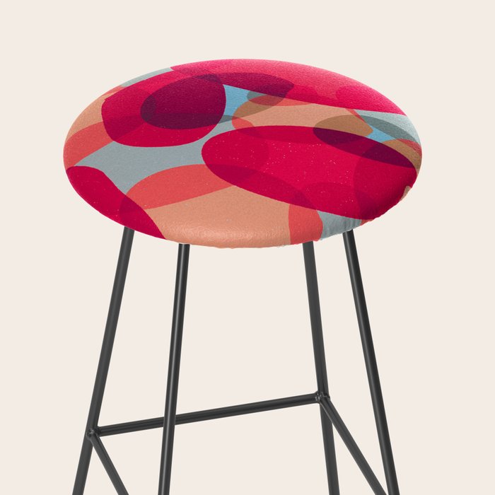 Abstract Soft Shapes #6 Stool Gallery Image 2